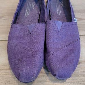 Purple Tom's size 9